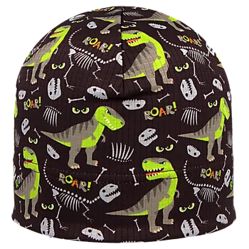 Kojenecká čepice RDX Funkční čepice Picowinter Dinosauři Hnědá Vel. 2