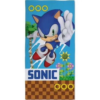 Dětská osuška Ježek Sonic 70x140 cm