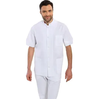 Pánská blůza zapínání - cvoky, bílá, vel. 46