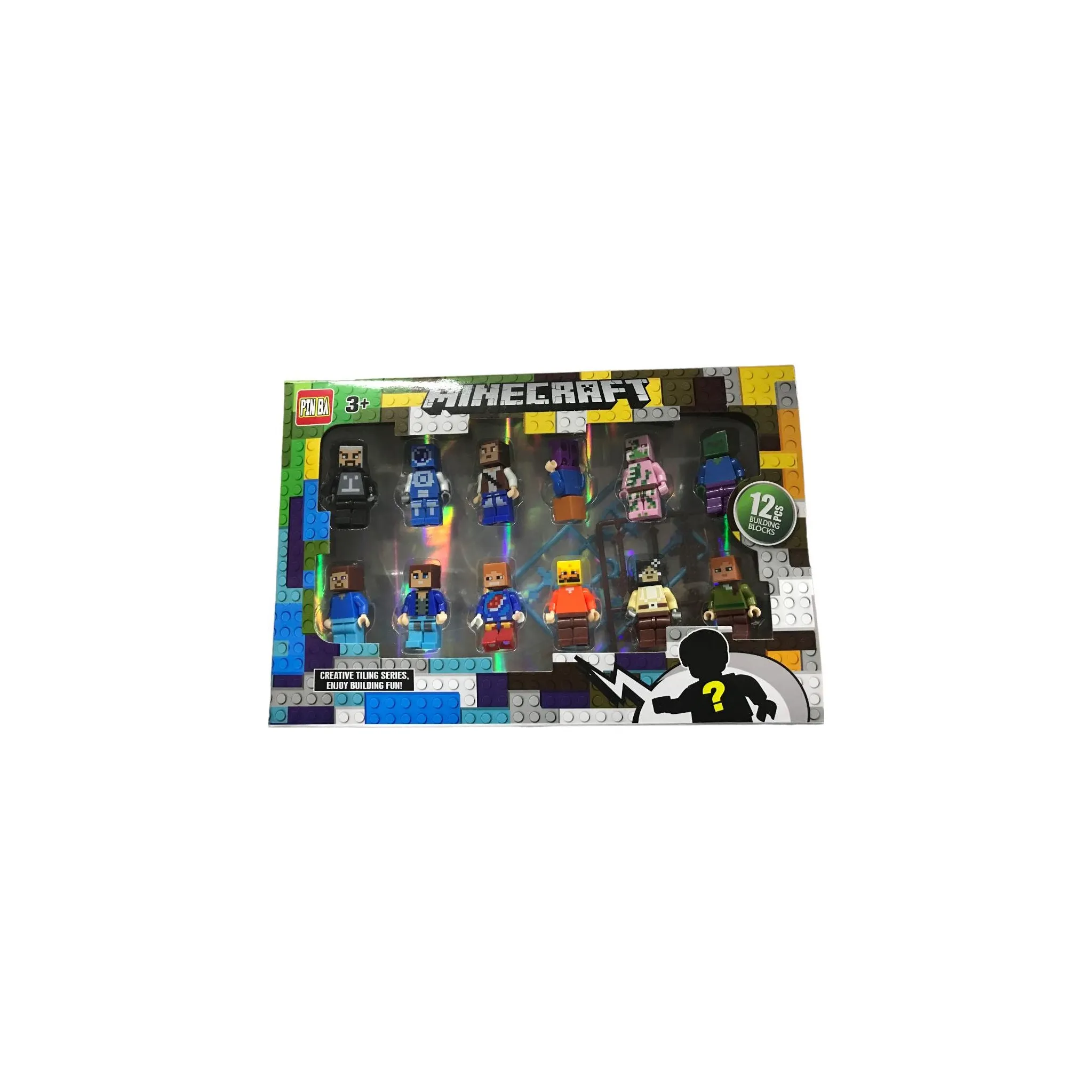 Fotografie 1 - Figurka Sada figurek 4,5 cm 12 ks Minecraft