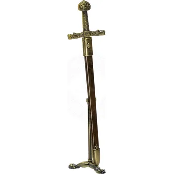 Replika zbraně Haller Miniaturní meč se stojánkem