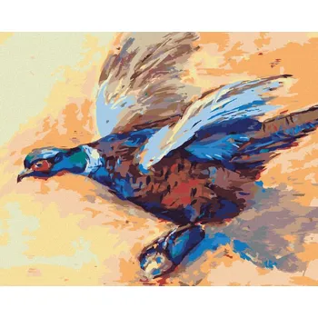 Hračka Diamondi Diamantové malování - BAREVNÝ BAŽANT Rozměr: 40x50 cm, Rámování: bez rámu a bez vypnutí plátna