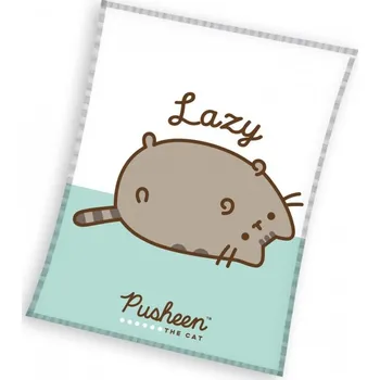 Dětská deka DĚTSKÁ DEKA KOČIČKA PUSHEEN LAZY CAT 130X170