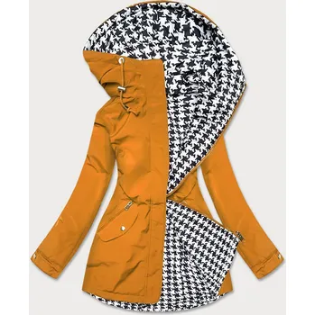 Dámská cargo bunda Oboustranná vypasovaná bunda pro ženy ve žluté-pepito barvě AB50 LHD, odstíny žluté S (36) i392_18080-46