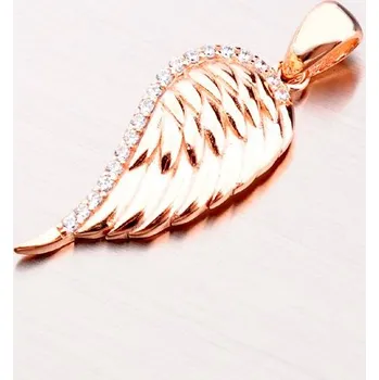 Přívěsek Dámský přívěsek stříbro 925 zirkon - andělské křídlo PKL-3032