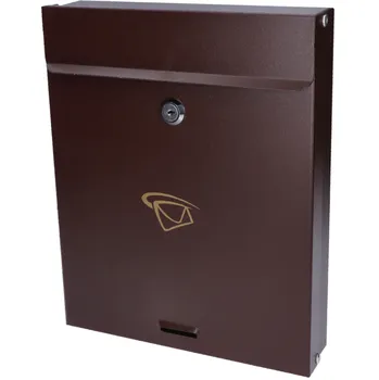 Železářství Poštovní schránka S-01 250 x 305 x 60 mm hnědá