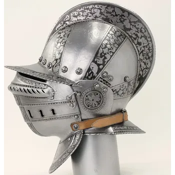 Krutský Uzavřená útočná přilba Brescia, muzejní replika