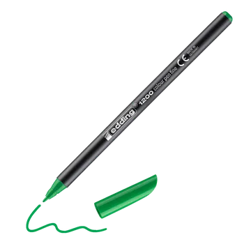 Fix EDDING 1200 na papír, neonově zelený