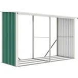 Přístřešek na dřevo G21 WOH 682 - 302 x 119 cm, zelený
