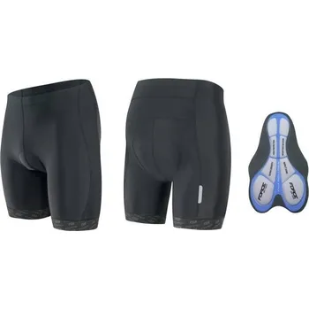 Cyklistické kalhoty Force kraťasy B20 do pasu s vložkou (černá)