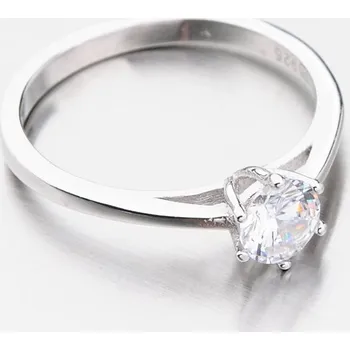 Šperk Dámský prsten stříbro 925 zirkon GST-11272 velikost 53