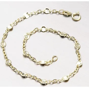 Náramek Dámský náramek žluté zlato 585 44-1774 délka 17 cm