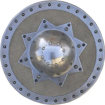 Karnevalový kostým Richard Havlín Pukléř (puklíř), zdobený hvězdicovou puklicí