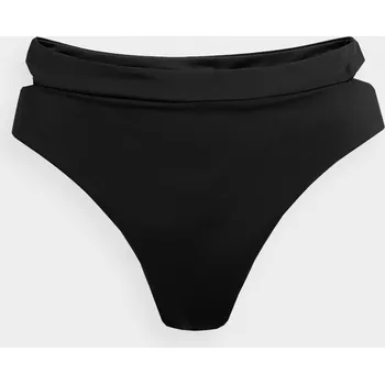 Dámské plavky 4F 4FSS23UBKBF026 DEEP BLACK Spodní díl plavek US L