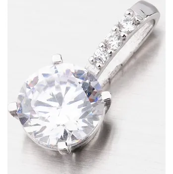 Přívěsek Dámský přívěsek bílé zlato 585 zirkon 667P-130199