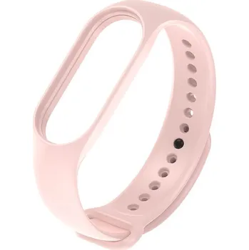 Příslušenství k chytrým hodinkám Silikonový řemínek pro chytré hodinky Xiaomi Mi Band 3 - světle růžový