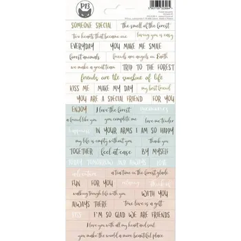 samolepka P13 Samolepky texty Forest tea party 10,5 x 23cm