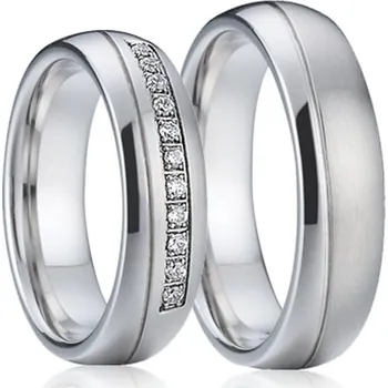 Prsten Ocelové snubní prsteny SP-7001