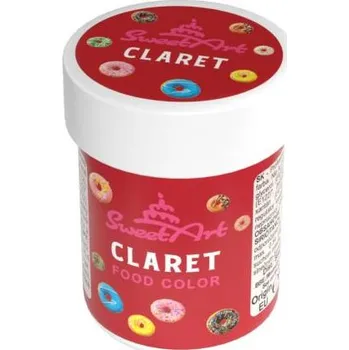 Potravinářské barvivo SweetArt gelová barva Claret (30 g)