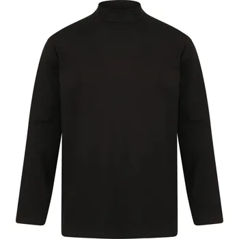 Pánské tričko Henbury Pánský bavlněný rolák H020 Black XXL