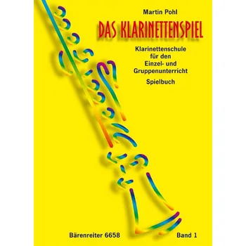 Klarinettenspiel Spielbuch Vol 1 - pro 1/2 klarinety a klavr 674546