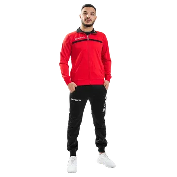 tepláková souprava givova One Full Zip červená/černá 1210 XL