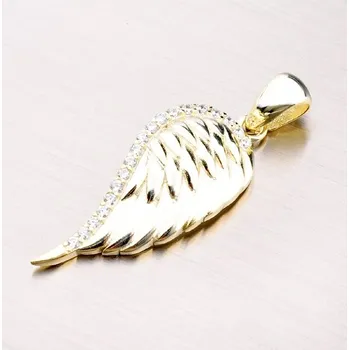 Přívěsek Dámský přívěsek stříbro 925 zirkon - andělské křídlo PKL-3007