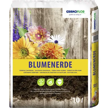 Substrát Substrát Gramoflor - Květinový s jílem 10 l