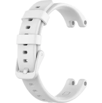 Příslušenství k chytrým hodinkám MůjMiBand.cz Jednobarevný silikonový řemínek pro Garmin Lily Barva: bílá