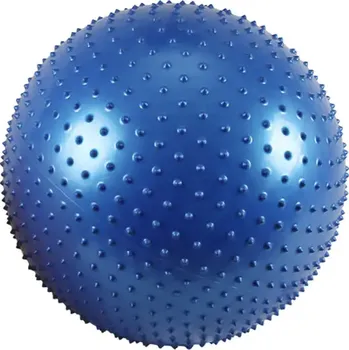 Gymnastický míč Masážní gymnastický míč s výstupky - modrý 55 cm