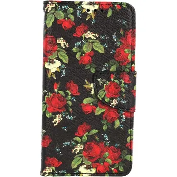 Pouzdro na mobilní telefon Pouzdro iPhone 11 knížkové Květy růží (kryt neboli obal na iPhone 11)