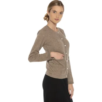 Dámský svetr Duuree.cz Kašmírový Kardigan Melissa Barva: Hnědá, Velikost: S