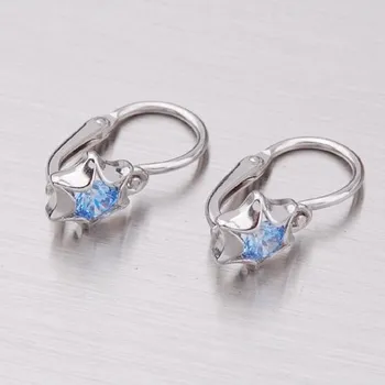 Náušnice Dětské náušničky bílé zlato 585 zirkon 52DN-2159BM