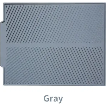 Univerzální skládací kuchyňská podložka nebo odkapávač Barva: H - šedá, Rozměr: 38x24.5 cm