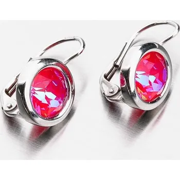 Náušnice Dámské náušnice stříbro 925 krystaly visací N503TMRU-JK