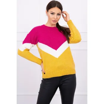Dámský svetr Kesi Dámský klasický svetr Aderamur fuschiová Univerzální