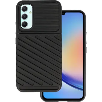 Pouzdro na mobilní telefon Pouzdro Thunder pro Samsung Galaxy A34 5G Black