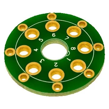 Elektronická součástka GD-Parts Deska plošného spoje pro patice Octal