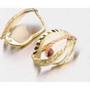 Náušnice Dámské náušnice zlato mix 585 52NK-362