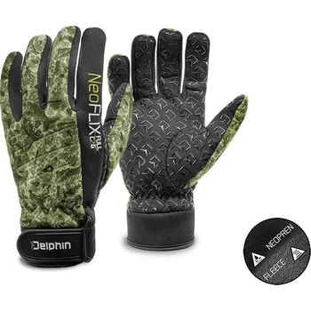 Rybářská rukavice Delphin NeoFLIX Neoprenové rukavice s výstelkou Velikost: XL