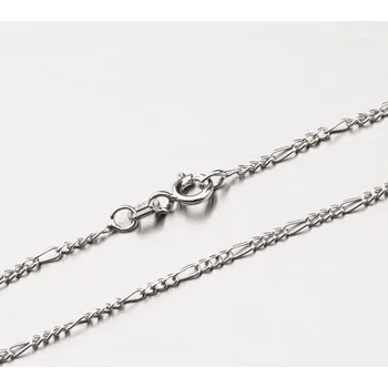 Řetízek Řetízek stříbro 925 Figaro 3+1 CHRS-073-040-RH délka 40 cm