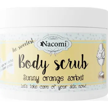 Tělový peeling Nacomi The Sweetest Sunny Orange Sorbet tělový peeling 200 g
