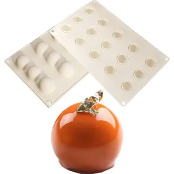 Forma na pečení Cesil Silikonová forma na pečení/na mražené dezerty kulaté 3,2 cm (na 15 ks)