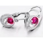 Dětské náušničky bílé zlato 585 zirkon 52DN-1997BČB