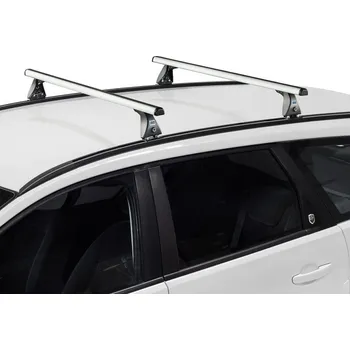 Příčník na automobil Střešní nosič Kia Carens 5dv. s podélníky, CRUZ ALU