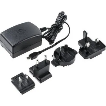 Stolní počítač RASPBERRY PI napájecí adaptér 2,5A pro Rpi 3, černá, RB-Netzteil3-B