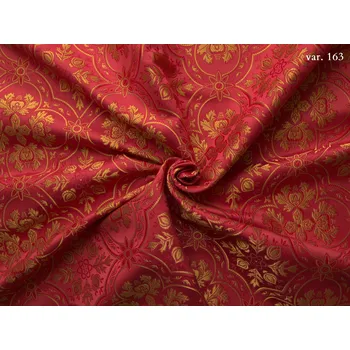 HEDVA ČESKÝ BROKÁT Luxusní brokát 160 51056 ČTYŘLÍSTEK vínová | 163