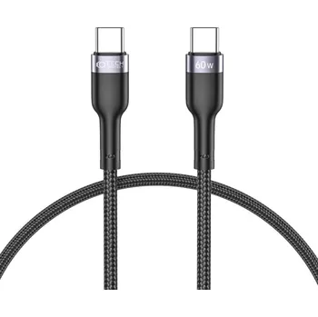 Náhradní díl pro mobilní telefon Kabel Tech-Protect Ultraboost Type-C Kabel PD60W/3A 25cm black