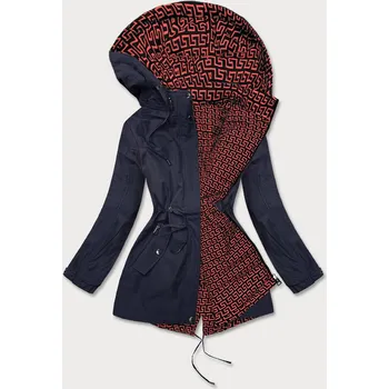 Dámská cargo bunda Tmavě modro-červená bunda pro ženy parka 2 v 1 410X SPEED.A, odstíny červené 50 i392_18367-28