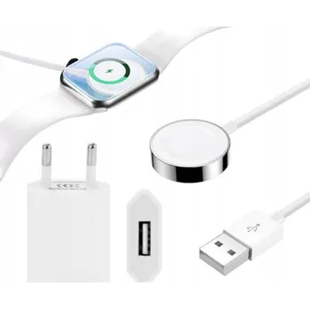 Sada adaptér + magnetický nabíjecí kabel k Apple Watch Provedení: Plast